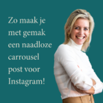 Naadloze carrousel post Instagram