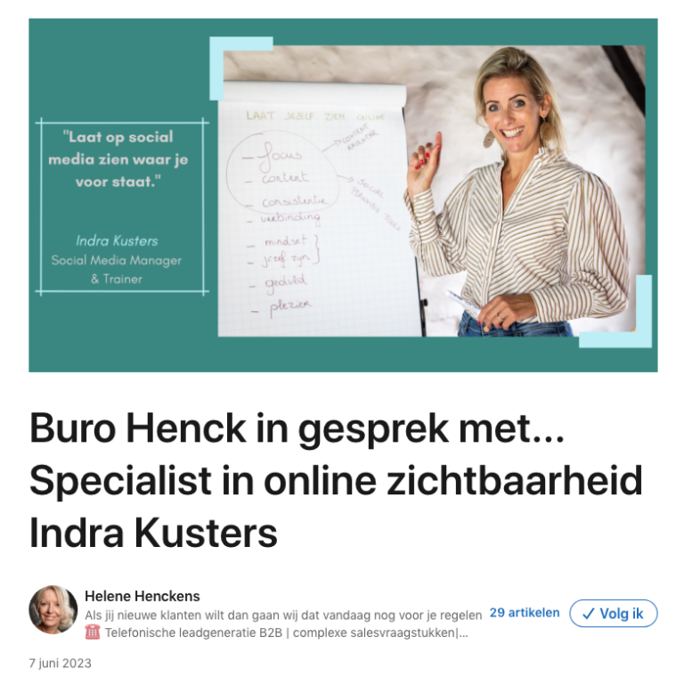 Interview door Buro Henck